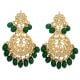 Handcrafted Kundan Earrings And Maang Tikka Jewellery Set